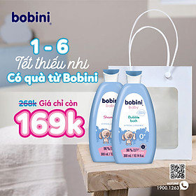 Bộ quà Bobini Baby tắm và gội cho bé