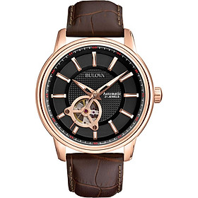 Đồng Hồ Nam Dây Da BULOVA 97A109 (45mm) - Nâu