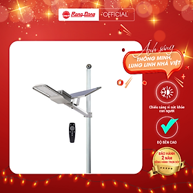 Mua  Chính hãng  Đèn đường năng lượng mặt trời Rạng Đông các công suất  Điều khiển chế độ sáng bằng Remote: 5 chế độ lựa chọn