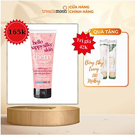 [ Tặng Bông tẩy trang 150 miếng ] Tẩy da chết toàn thân chiết xuất hoa anh đào TREACLEMOON - 225ml