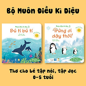 [Download Sách] Sách Nhận Biết & Phân Biệt Cho Bé - Bộ Muôn Điều Kì Diệu - (2 Cuốn Thơ) Cho Trẻ Tập Nói Tập Đọc 0-3-5 Tuổi