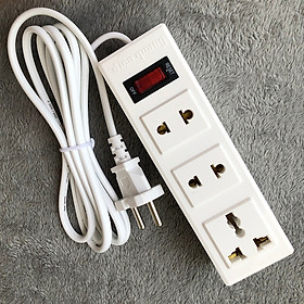Mua Ổ cắm Điện Quang ĐQ 002A-02-2M (3 lỗ dây 2m)