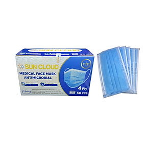 Khẩu Trang Y Tế Cao Cấp SUN CLOUD VIP - 4 Lớp Kháng Khuẩn 99% Lọc Khuẩn