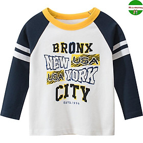 Áo Thun Hình New York Chất Cotton Cao Cấp Mềm Mại,Thoáng Mát Cho Bé từ 10-35kg