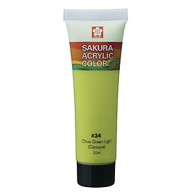 Cá Chép - Màu Acrylic - 20ML - OLIVE GREEN LIGHT - XAC20#34