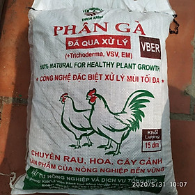 Mua Phân gà Vber đã qua xử lí ( + Trichoderma  VSV  EM) bao 15dm3