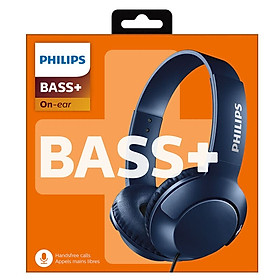 Philips (PHILIPS) wire headset bass fashion flat discount Bass + SHL3075 (blue)