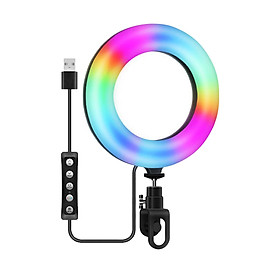 Practical LED RGB Selfie Ring Light Fill Lamp For Laptop