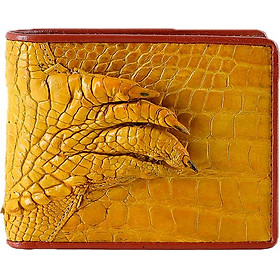 Ví Nam Da Cá Sấu Gù Chân Huy Hoàng HT2754 - Vàng Nghệ