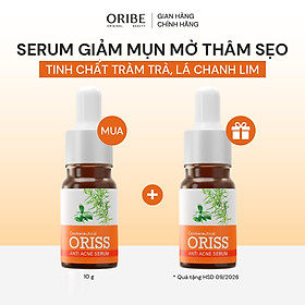 Serum Giảm Mụn Oriss Tinh Chất Tràm Trà Hỗ Trợ Mờ Thâm Sạch Mụn 10g