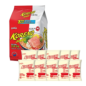 Lốc mì vị bò cay koreno jumbo