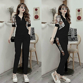 SÉT BỘ THỂ THAO KHÓA KÉO PHỐI HỌA TIẾT TAY LỠ