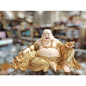 Mua Tượng Phật Di Lặc cao 25cm Cầm ngân lượng