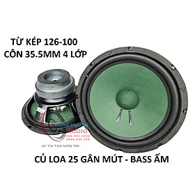 Mua CỦ LOA BASS 25 TỪ KÉP 126-100 COIL 36MM GÂN MÚT