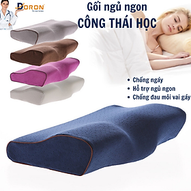 Mua Gối cao su non có gel lạnh  cho người lớn - Chống ngủ ngáy  giảm đau mỏi cổ vai gáy - Phòng ngừa thoái hóa đốt sống cổ - Phong cách Nhật Bản
