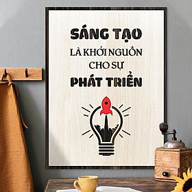 Mua Tranh động lực TBIG120 - Tranh tạo động lực sang tạo là khởi nguồn của phát triển