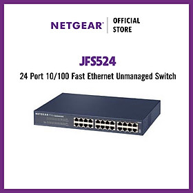 Bộ Thiết Bị Chia Mạng 24 Cổng Switch Netgear JFS524 Fast Ethernet Unmanaged 24 Port 10/100Mbps - Hàng Chính Hãng