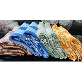Khăn tắm cotton cao cấp, Hoa Nở, Tân Thịnh, KT 50x100cm