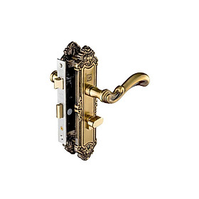 Khóa tay nắm Huy Hoàng đồng rêu HCR5829