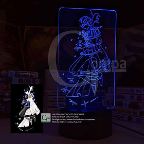 Mua Đèn Ngủ Led 3D Ấn Tượng - Đèn Trang Trí Phòng Ngủ Type 02 16 MÀU TUỲ CHỈNH LED0102