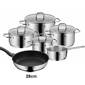 Bộ nồi WMF Inspiration 6 món kèm quánh và chảo chống dính WMF Devil 28 cm hàng chính hãng