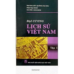 Ảnh bìa Đại cương lịch sử Việt Nam tập 1 