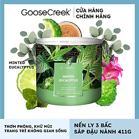 Mua Nến ly 3 bấc sáp đậu nành Goose Creek (411g) - Minted Eucalyptus