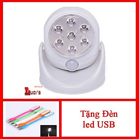 Đèn led cảm ứng hồng ngoại + Tặng đèn led USb