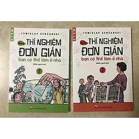 Combo 02 cuốn Những thí nghiệm đơn giản bạn có thể làm ở nhà