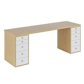 Mua MORA  Bàn làm việc 2 tủ ngăn kéo DEK_070  140x60x75cm