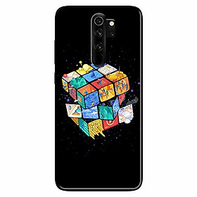 Ốp lưng in cho Xiaomi Redmi Note 8 Pro Rubik Vũ Trụ