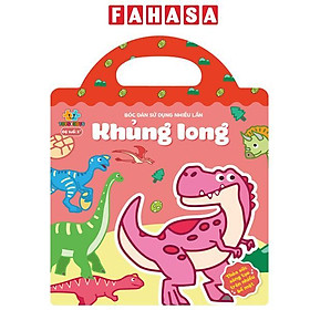 Sách - Bóc Dán Sử Dụng Nhiều Lần - Khủng Long