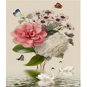 Mua Tranh đính đá An Nhiên Hạnh Phúc ( 50x70cm) chưa đính đá