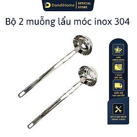 Mua Combo các loại muỗng lẩu DandiHome inox cao cấp  sáng bóng