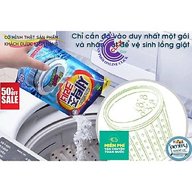 Combo 5 Gói Bột Tẩy Lồng Máy Giặt Hàn Quốc Siêu Sạch, Gói 450g - Phù Hợp Máy Lồng Ngang, Lồng Đứng