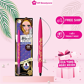 Bút Chì Sáp Kẻ Mí Mắt Kissme Heroine Make Quick Eyeliner Không Trôi (Nét Vẽ Tự Nhiên-Dạng Xoay)