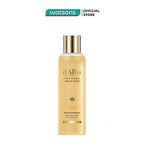 Toner d'Alba Cải Thiện Lỗ Chân Lông, Dưỡng Ẩm Vita Toning Serum Toner 180ml