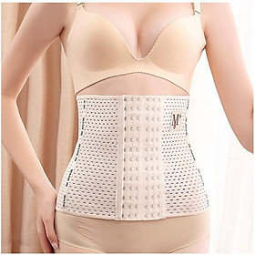 Đai Gen Nịt Bụng Có Thanh Chống Cuộn - 6 Nấc Cài - Nịt Bụng Giảm Mỡ Sau Sinh