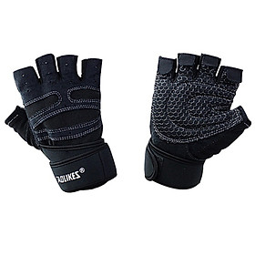 Găng tay tập gym nửa ngón 2 in 1 Aolikes A109