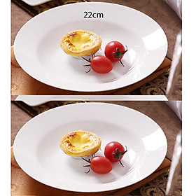 Mua Set 05 Đĩa ngọc thủy tinh - đĩa sâu lòng pastel nhám 22cm