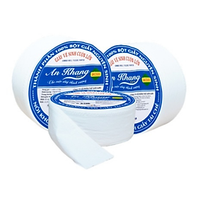 Combo 3 cuộn giấy giấy vệ sinh cuộn lớn 2 lớp 500g AN KHANG CARO THẾ GIỚI