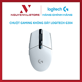 Chuột game không dây Lightspeed Logitech G304 - Cảm biến Hero, 12k DPI, nhẹ, 6 nút lập trình, on-board memory, pin 250h - Hàng chính hãng