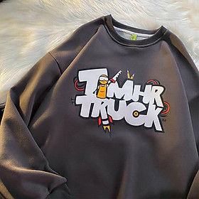 Áo Sweater Unisex Nam Nữ chất Nỉ ngoại dày mịn Dài Tay form rộng dễ thương thời trang mới bao đẹp