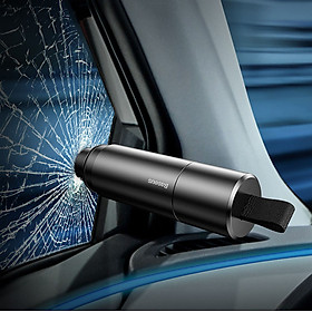 Búa phá cửa kính oto cứu hộ trường hợp khẩn cấp, có hỗ trợ cắt dây an toàn phù hợp cho mọi loại xe hơi