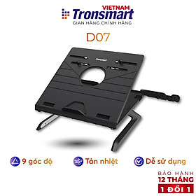 Mua Giá đỡ laptop gấp gọn Tronsmart D07 Điều chỉnh độ cao Kèm giá đỡ điện thoại - Hàng chính hãng - Bảo hành 12 tháng 1 đổi