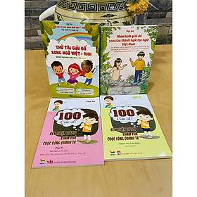 SÁCH RÈN LUYỆN TƯ DUY CHO HỌC SINH: COMBO 4 CUỐN SÁCH CÂU ĐỐ TƯ DUY (DÀNH CHO HỌC SINH TỪ 6 -15 TUỔI)