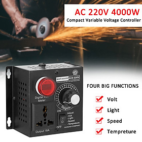 Bộ điều chỉnh vôn kế đa chức năng AC 220 4000W