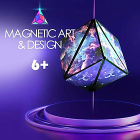 Khối Nam Châm Lắp Ráp Biến 72 Hình Galaxy Changeable Magnetic Magic Cube Rubik Biến Thể Xếp Hình Hình Học 3D