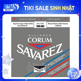 Mua Bộ Dây Đàn Classical Guitar SAVAREZ ALLIANCE CORUM 500ARJ  Phủ Corum Đặc Biệt