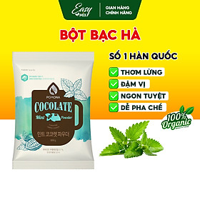 Bột socola bạc hà pomona mint chocolate powder nguyên liệu pha chế cà phê, latte, mocha, đá xay, sữa lắc hàn quốc gói 800g
